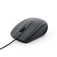 Verbatim 98106 Corded Optical Mouse - Black, USB Type-A, Ambidextrous Design