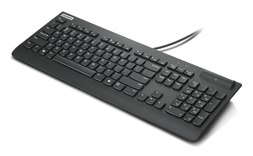 Lenovo Smartcard Kabelgebundene Tastatur II Full-Size USB Plunger Tastenschalter Schwarz