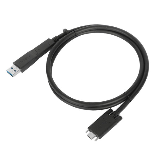 USB-C-auf-USB-C-Kabel 1m Targus 3.2 Gen 1 Schwarz