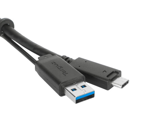 USB-C-auf-USB-C-Kabel 1m Targus 3.2 Gen 1 Schwarz