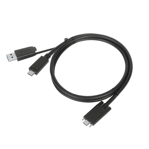 USB-C-auf-USB-C-Kabel 1m Targus 3.2 Gen 1 Schwarz