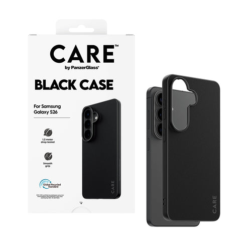 PanzerGlass CARE™ by ® TPU Case Black Samsung Galaxy S26 mobile phone case