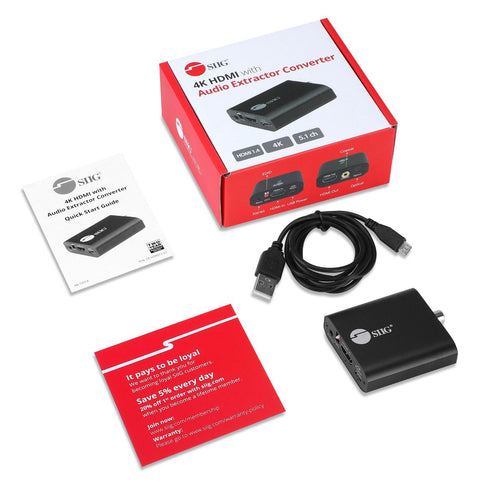 Siig Audio Converter Micro-USB 55.1mm Compact Size -10 to 60°C