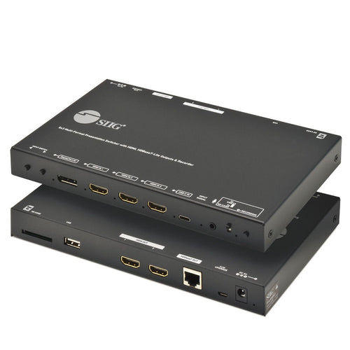 HDMI Video Switch 2.0a Metal Black 15kV 8kV