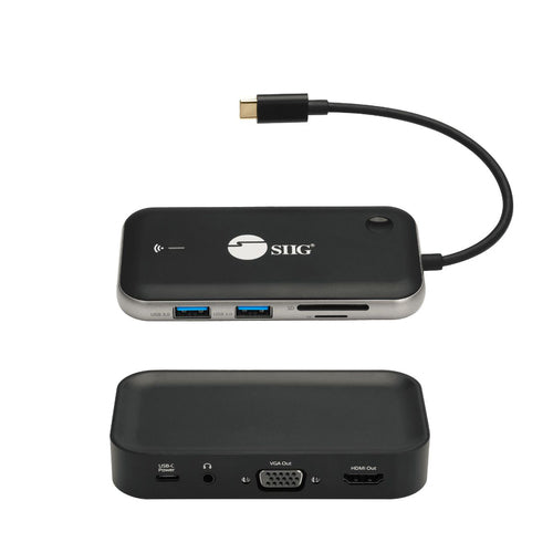 Siig CE-H26P11-S1 laptop dock/port replicator