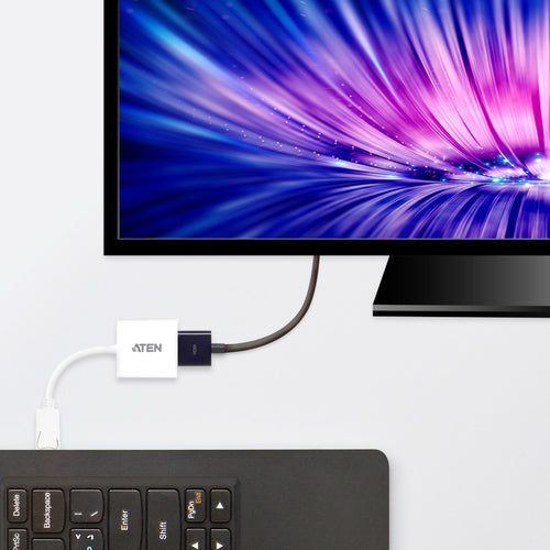 ATEN VC985 Video-Kabeladapter - DisplayPort auf HDMI, Stecker auf Buchse