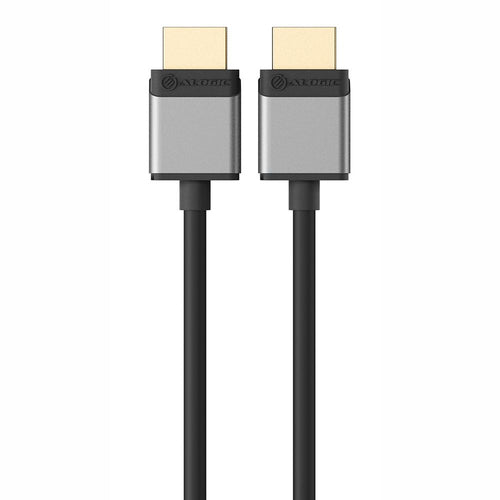 8K HDMI Cable ALOGIC Slim Super Ultra Male to Male 1m - Space Grey