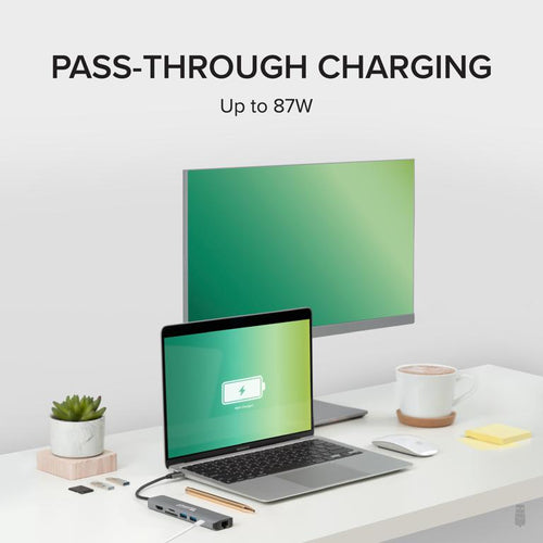 USB-C Hub Plugable Technologies USBC-7IN1E 100W 4K HDMI Ethernet