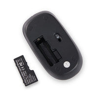 Verbatim 70724 Schnurlose Tastatur-Maus-Set – volle Größe Schwarz – RF-Konnektivität