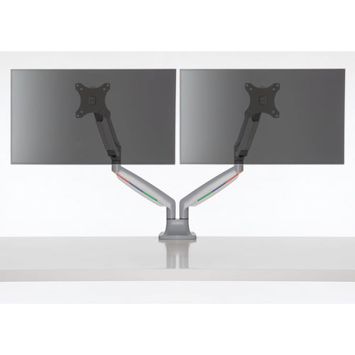 Kensington SmartFit Dual Monitorarm – Höhenverstellbar – Silber – 18 kg Tragfähigkeit