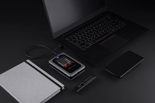 Externe Festplatte DataLocker DL4 FE 1TB FIPS 140-3 AES 256Bit Touchscreen