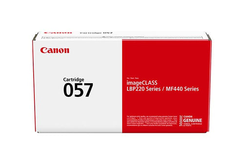 Canon 057 Black Toner Cartridge 3100 Pages OEM