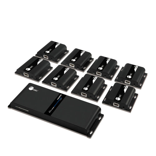 1080P HD AV Extender Siig Wired 120m Transmission Black