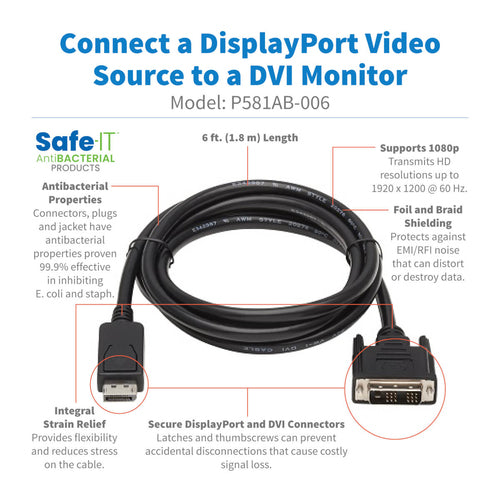 Tripp Lite P581AB-006 Video-Kabeladapter