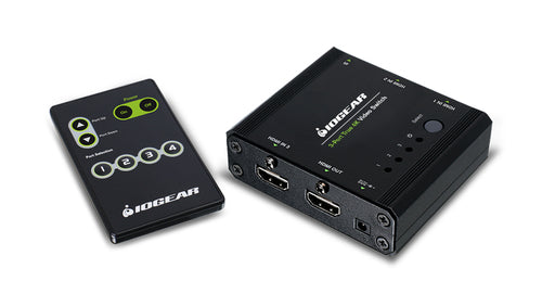 HDMI Videoschalter 4K 60Hz IOGEAR GHSW8431 Metall 18 Gbit/s