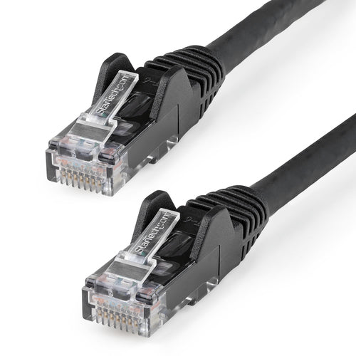 StarTech.com CAT6 Ethernet-Kabel 2,1 m - 10-Gbit/s-PoE-Netzwerk - Schwarz