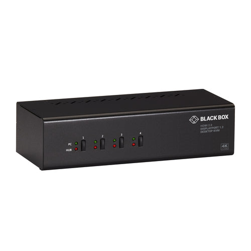 KVM Switch Black Box KV6224DPH 4K Ultra HD 3840x2160 16:9