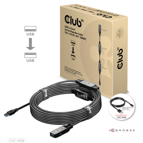 CLUB3D CAC-1406 USB-Kabel