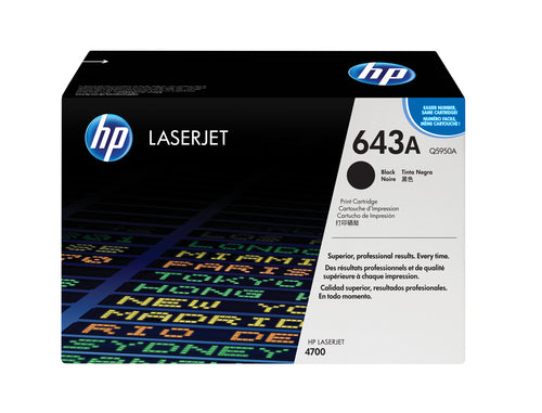 LaserJet Toner Cartridge HP 643A Black 11000 Pages Compatible