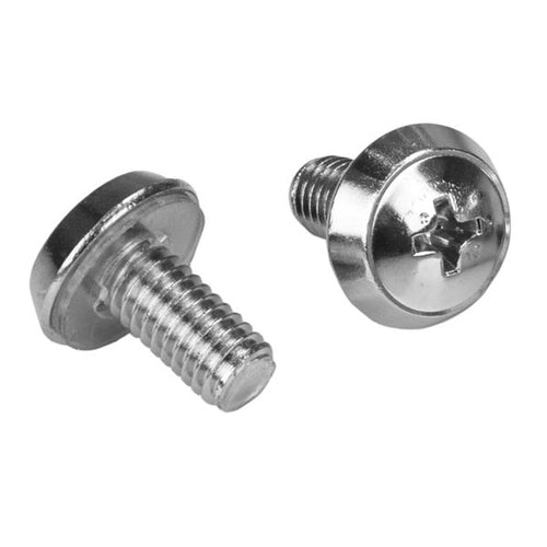 StarTech.com CABSCREWM62 M6 Mounting Screws & Cage Nuts - 100 Pack for Server Rack