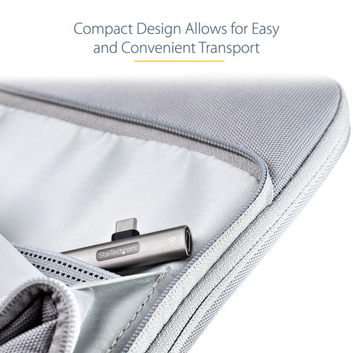 USB-C Audio Adapter StarTech.com CDP2CAPDM 60W Charging Headphone Port