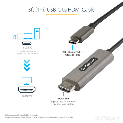 StarTech.com CDP2HDMM1MH video cable adapter