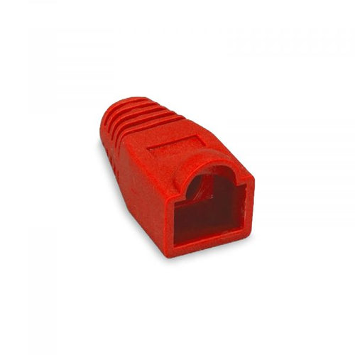 C6-Stiefel Rot RJ-45 Kabelzubehör Kat6 RoHS 50er-Pack