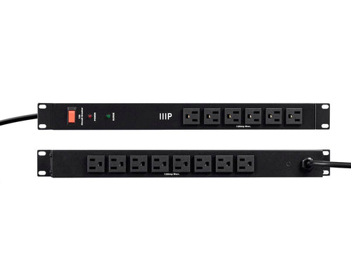 Power Distribution Unit Monoprice 40002 14 AC Outlets 1U Steel
