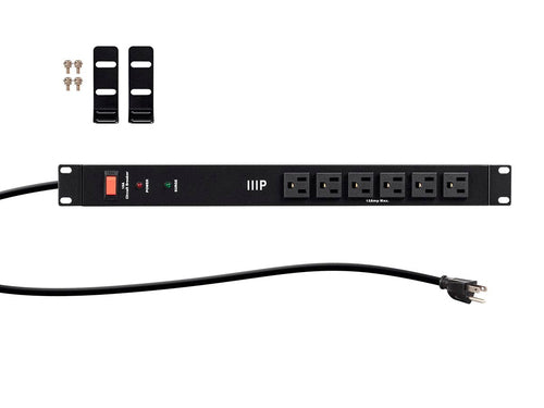 Power Distribution Unit Monoprice 40002 14 AC Outlets 1U Steel