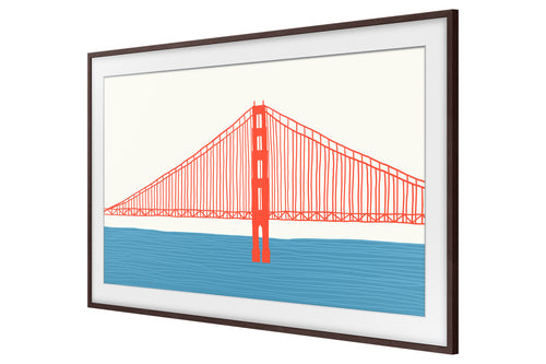 Samsung VG-SCFA55BWBZA Frame Accessory for The Frame LS03A 55" - Brown Plastic