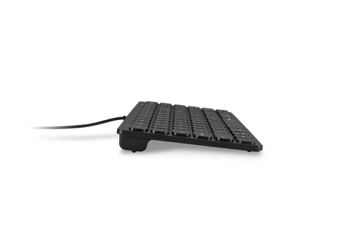 Kabelgebundene QWERTZ-Tastatur für Apple iPad & iPhone – Schwarz