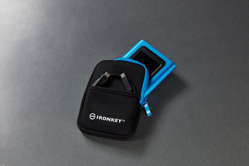 Kingston IronKey Vault Privacy 80 - 960GB Encrypted External SSD - USB Type-C - 256-bit AES Security