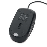 Verbatim 98106 Corded Optical Mouse - Black, USB Type-A, Ambidextrous Design
