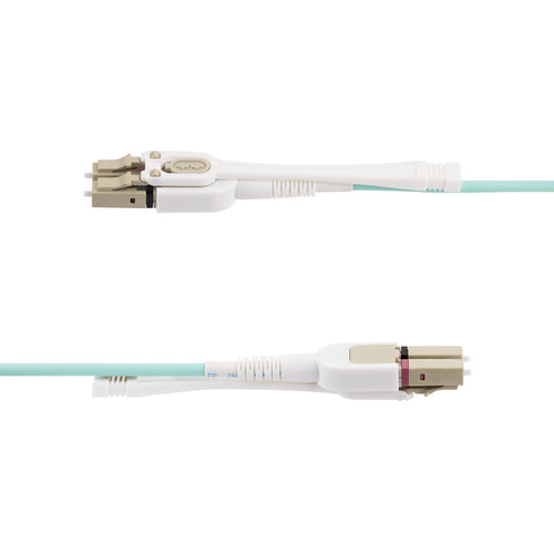 StarTech.com 450FBLCLC4PP 4m OM4 Multimode-Glasfaserkabel - LC auf LC, biegeunempfindlich, 100G