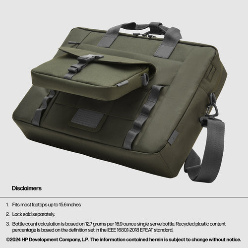 HP 15,6" modulare Laptoptasche – leichte Messenger-Tasche für Business