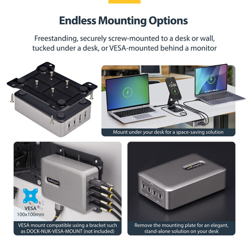 StarTech.com 424D3N-USB-C-CHARGER mobile device charger