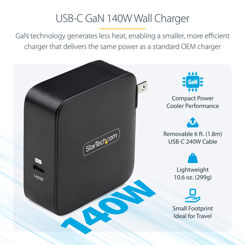 StarTech.com 1014GCN-WALL-CHARGER mobile device charger