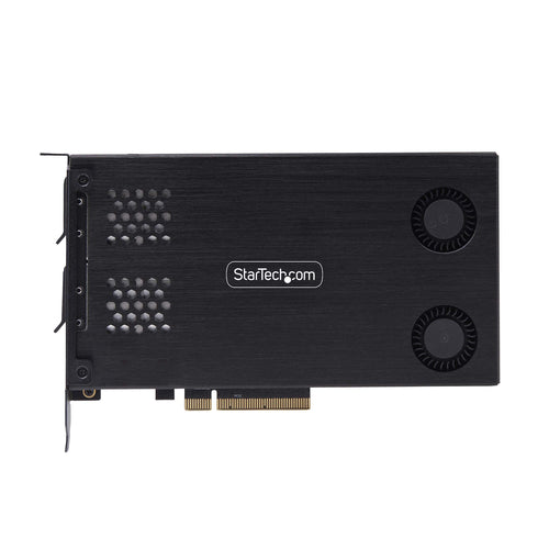 M.2 NVMe SSD Dual-Bay zu PCIe x8 Wechselrahmen werkzeuglose Installation