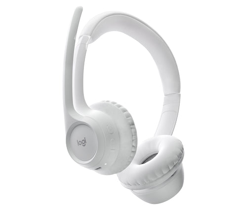 Logitech schnurloses Büro-Headset 122g Weiß Leichtes Design