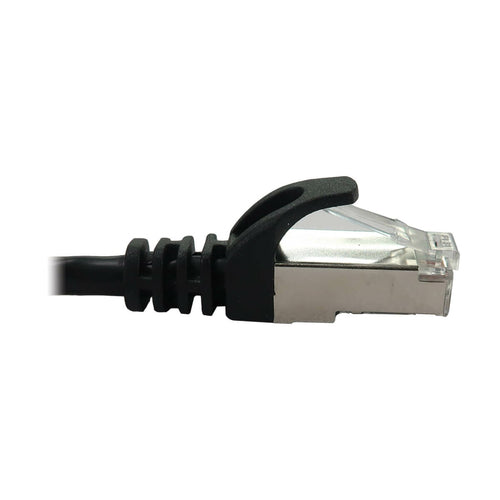 Cat6a 10G Ethernet Cable Tripp Lite 3ft Snagless Shielded Black