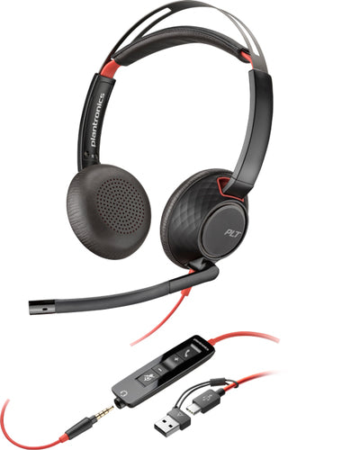 Blackwire 5220 Stereo USB-C Schnurgebundenes Headset Anrufe Musik 20-20000Hz