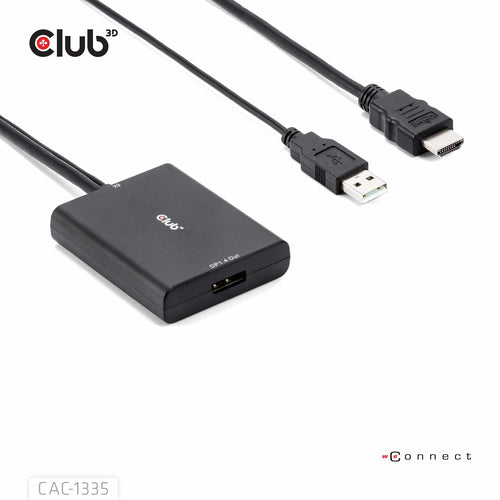 4K120Hz HDMI-Micro-USB-auf-DisplayPort-Aktivadapter 1m