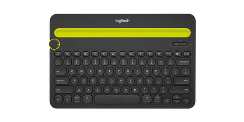Kabellose Bluetooth Tastatur Logitech Schwarz Ergonomisches Design