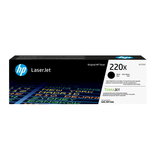 HP 220X Blk LaserJet toner cartridge