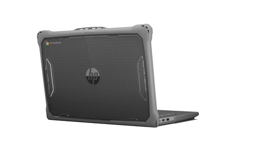 MAXCases EXTREME SHELL-F2 SLIDE CASE FÜR HP FORTIS CHROMEBOOK G11 14 (GRAU/KLAR)
