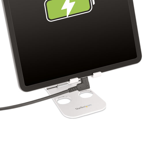 USB-C Right-Angled Cable 6.6ft 100W Power Delivery 4K 60Hz
