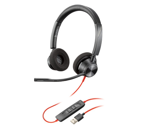 HP Poly Blackwire 3320 USB-A Headset