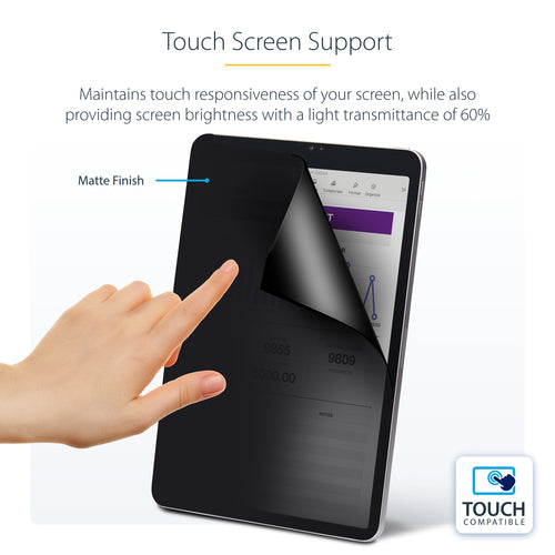 11 Inch Privacy Screen Filter for iPad Pro Anti-Glare Touch-Enabled