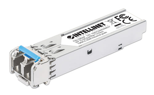 Gigabit Fiber SFP Optical Transceiver Module Intellinet 1000Base-LX 10 km