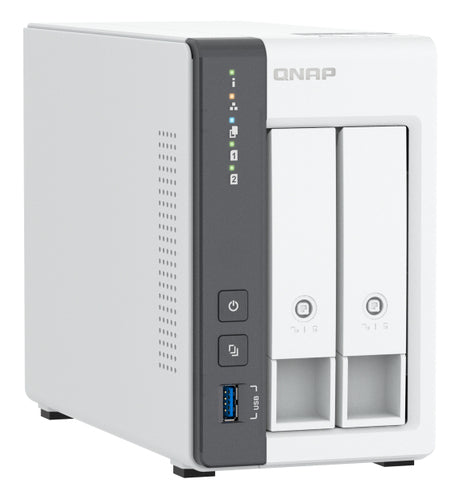 QNAP TS-216G-US NAS Tower Storage Server - Cortex-A55, 4 GB RAM, Weiß